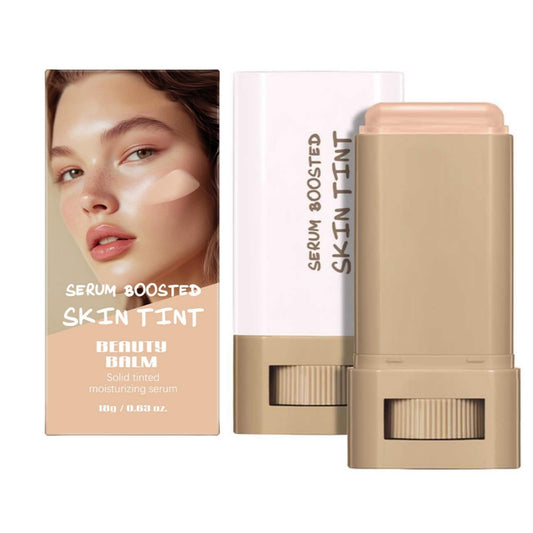 Beauty Balm Serum Boosted Skin Tint Concealer, Brightens, Hydrates, Conceale & Smooths Full Coverage Concealer Balm, Even Skin Tone Portable Moisturizing Essence Stick (# 05, 0.63 oz)