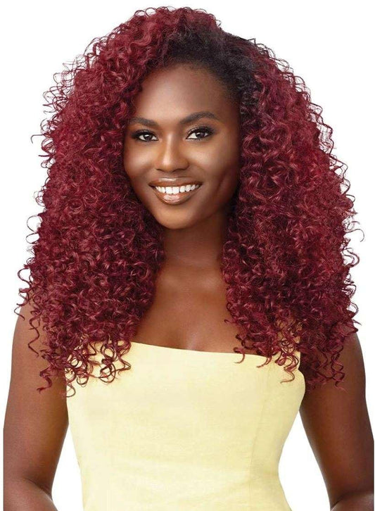 Converti-Cap Outre Synthetic Wig - DOMINICAN BOUNCE (DR2/GINGER BROWN)