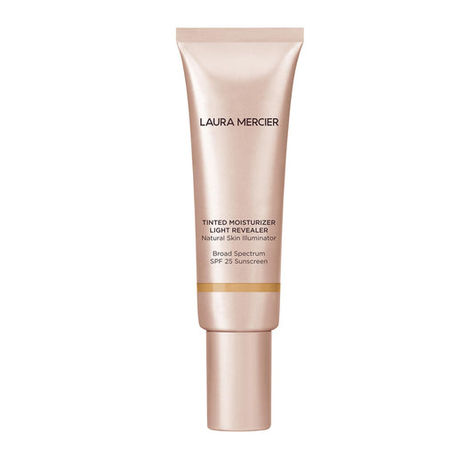 Laura Mercier Tinted Moisturizer Light Revealer Natural Skin Illuminator with SPF 25: All Day Hydration, Ultra-Sheer Coverage, Luminous & Radiant Finish, Skin Tint, Bisque