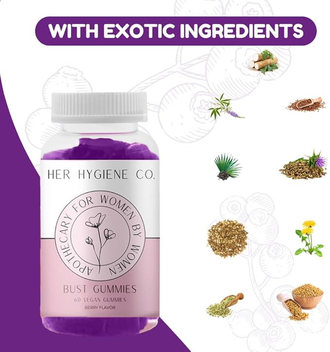 Booty Boosting Gummies and Chest Support Gummies