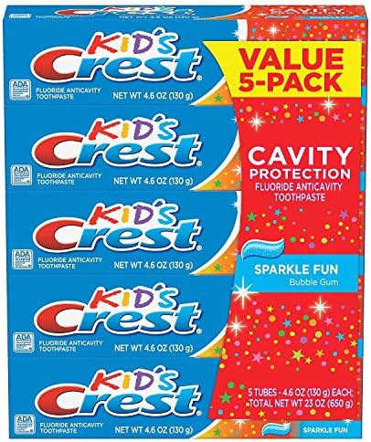 Crest Kid's Toothpaste, Sparkle Fun (4.6 oz, 5 pk.)