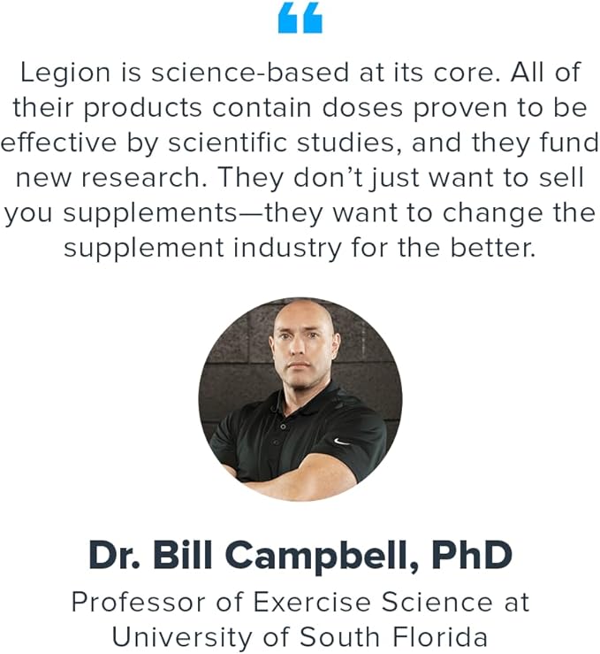 LEGION Liposomal Vitamin C Supplement - High Absorption Liposomal VIT C Supplement for Women & Men - Natural Vitamin C Supplements for Immune System Support (60 Vitamin C Capsules)