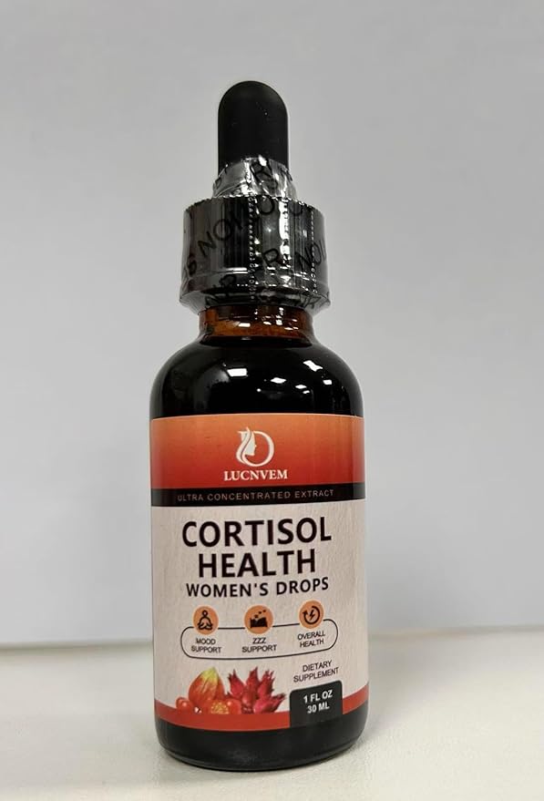 Cortisol Supplement for Women, Cortisol Reducer Detox Manager, Ashwagandha/Rhodiola Rosea/Magnesium Complex for Mood/Focus & Sleep, Maintain Healthy Cortisol Level- 30 Day Vegan Supply