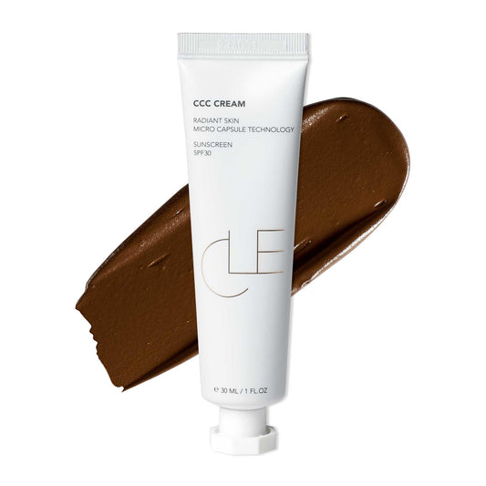 CLE Cosmetics CCC Cream (Neutral Deep 503 / SPF 30) - Color Correcting CC Cream with Sunscreen - Lightweight, Hydrating, Light to Medium Coverage Foundation - BB & CC Cream Hybrid - 1 fl oz