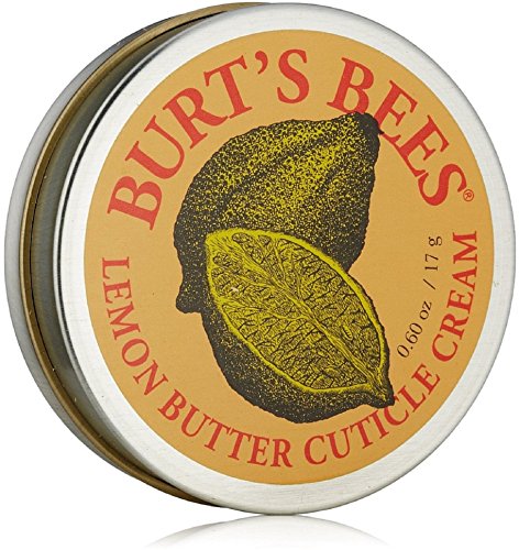 Burt's Bees Lemon Butter Cuticle Cream with Vitamin E, Nourishes Nails, Softens Dry Cuticles, 0.6 OZ (17g) - 4 Pack