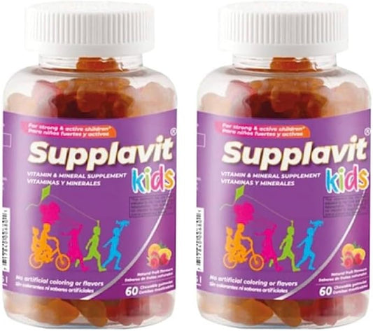 Kids Vitamins and Supplements, No Artificial Coloring, Allergen-Free for Healthy and Strong Children, Natural Fruit Flavors, Healthy and Delicious, (120 Gummies)