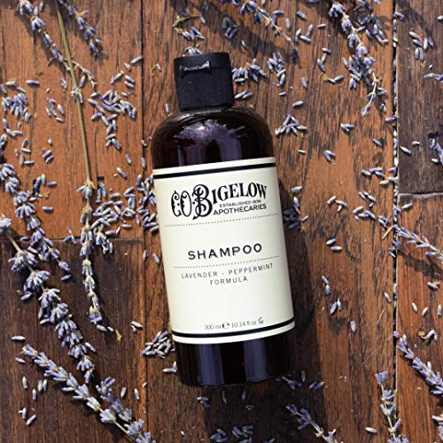 C.O. Bigelow Shampoo, Lavender Peppermint Shampoo Cleanses & Soothes Hair & Scalp, Luxury Shampoos for Men & Women, 10.4 Fl Oz.