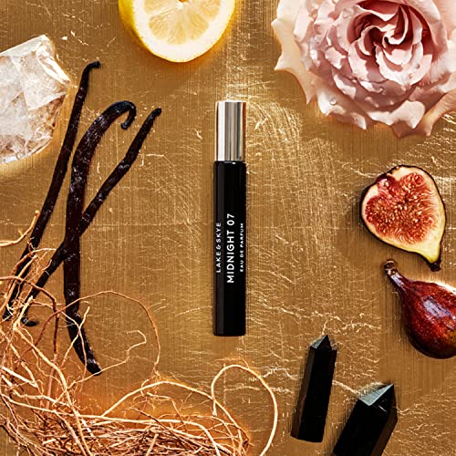 Lake & Skye Midnight 07 Eau de Parfum Spray, Long Lasting Fragrance, 0.5 fl oz (15 ml) - Alluring, Mysterious, Fruity Scent