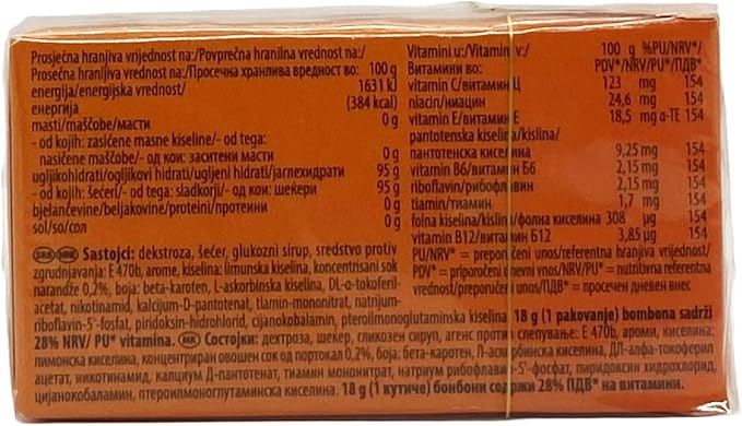 Cedevita Multivitamin Healthy and Sweet Candies (Orange) - 8 boxes