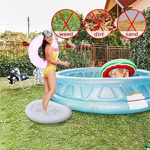 Inflatable Pool Foot Bath Basin, Foot Soaking Bath Basin for Pool Entry Ladder, Swimming Pool Clean Feet, Home Spa Treatment (1 Pack)