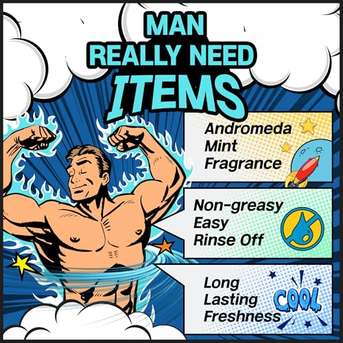 Joongsim Ulul Body Attack Mens Sports Massage Shower Gel Cool Menthol Remove Odor Mint Scent Body Wash 6.76 fl. oz