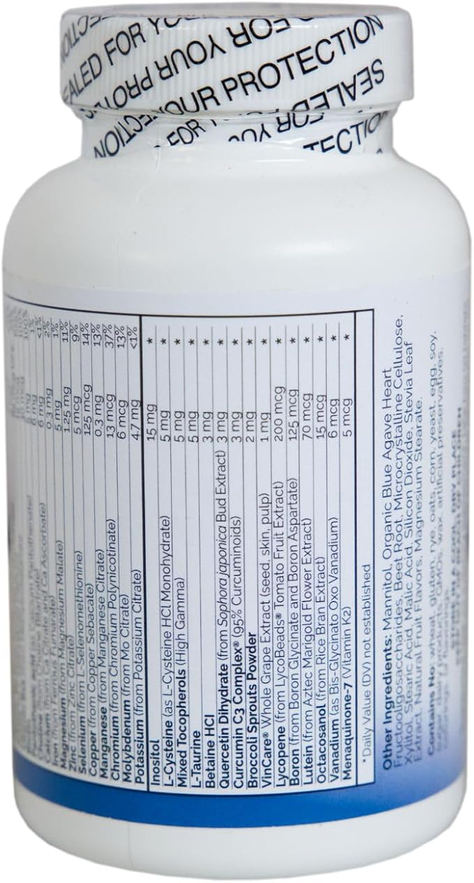 KIDS MIGHTY-MULTI (120 Tablets) – Chewable Multivitamin – Purest Non-GMO Ingredients, No Sugar or Artificial Ingredients – Naturally Sweetened with Xylitol & Stevia Leaf Extract – Suitable for Adults