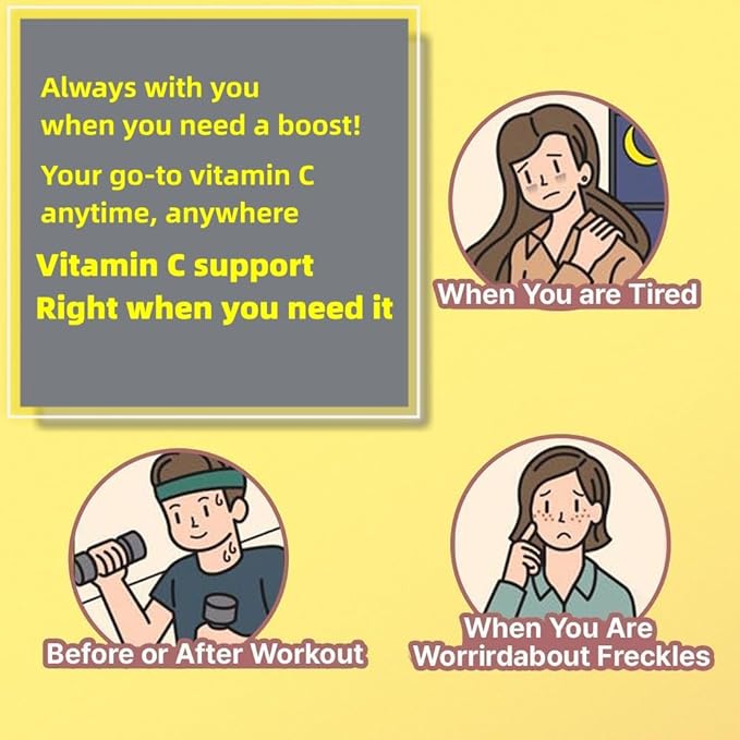 LEMONA Official Vitamin C 500mg, 70 Sticks Immune Support Supplement On-The-Go Vitamin C Individual Packets B6, B2, Easy to Take Daily Energy Boost Korean Food Snack Lemon (70 * 2g)