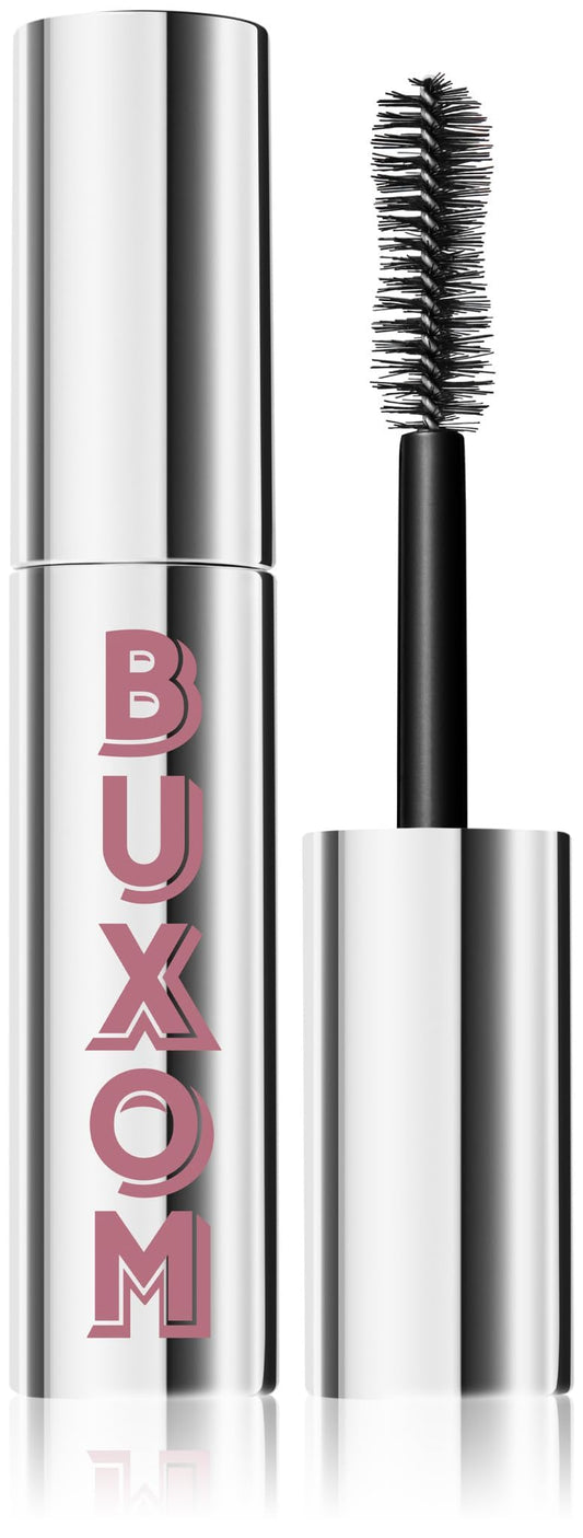 BUXOM Xtrovert Mascara, Lengthening & Lifting Mascara for Lash Volume, Lift & Length, 12HR Wear, Clump-Free, Smudge-Proof, Black