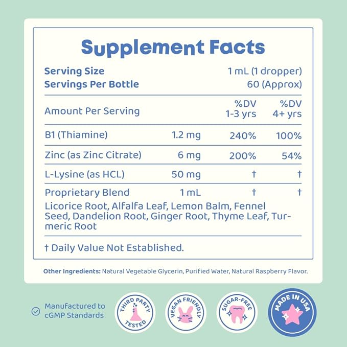 JoySpring Vitamin D3 with K2 and Appetite Booster Drops for Kids