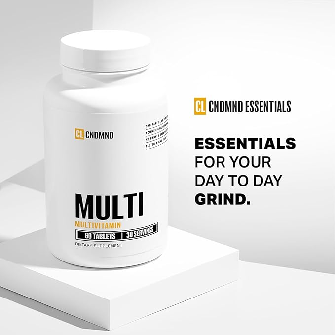 CONDEMNED Multivitamin for Men & Women | for Overall Wellness | Essential Vitamins, Minerals, & Nutrients | Scientifically Proven Ingredients | 60 Tablets / 30 Servings