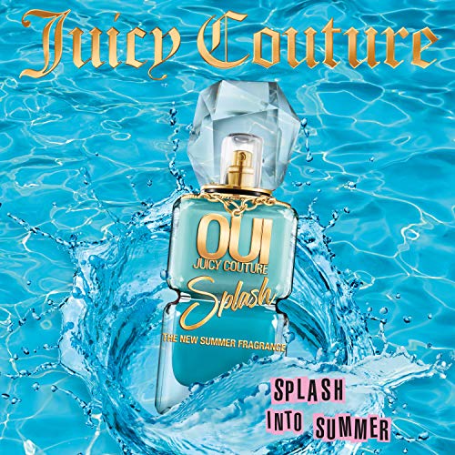 Juicy Couture Oui Splash Eau De Parfum, Women's Perfume with Notes of Pineapple, Jasmine Absolute & Cedarwood - Citrus & Floral, EDP Spray