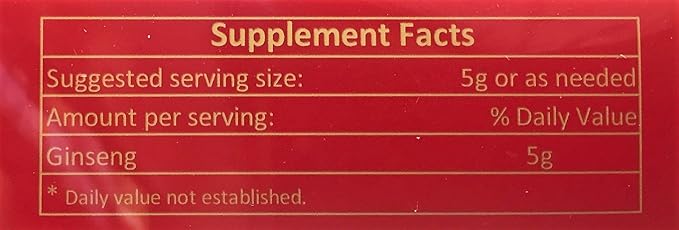 Hand-Selected A Grade American Ginseng Large Slice (4Oz. Box)