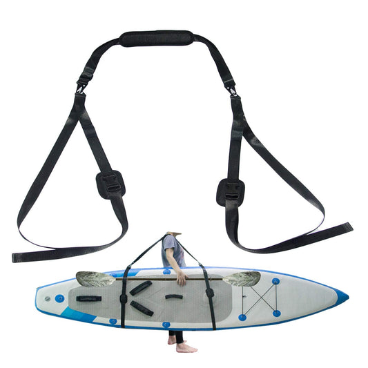 Adjustable Kayak SUP Carry Strap Multi-Use Shoulder Strap for Surfboard Stand Up Paddleboard Canoe Longboard Carry Belt Paddle Board Accessories