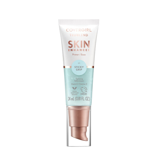 CoverGirl TruBlend Skin Enhancer, Sticky Grip, Primer, Plumps Dry Skin, Blurs Pores, Hydrating, Brightening, Lasts All Day, 0.81oz