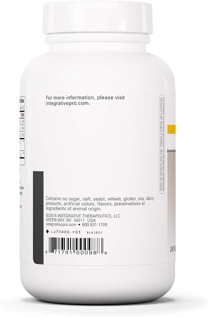 Integrative Therapeutics Cellular Forte - Immune Support Supplement with IP-6 and Inositol* - Gluten Free - Dairy Free - Vegan - 240 Capsules