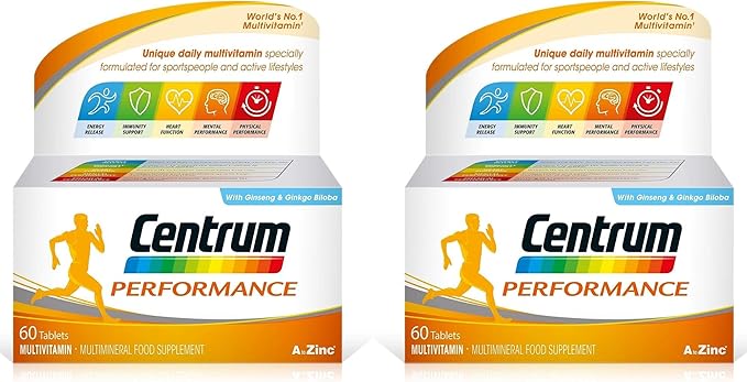 Centrum Performance - Pack of 60 - Multivitamin Tablets (Pack of 2)