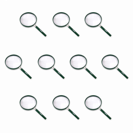 Carson HU-20AMMU Bigeye Magnifier with Oversized Lens (Set of 10), 5"