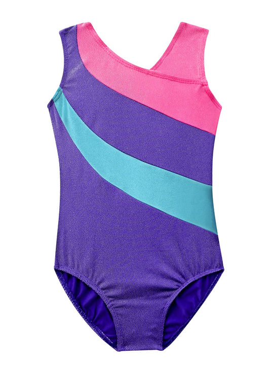 DAXIANG Purple Leotard Girls 3t Leotard Ballet Toddler Gymnastics Leotard