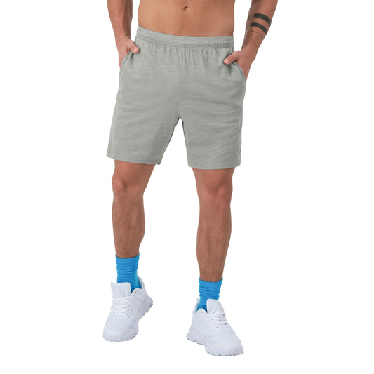 Champion Sport, Moisture Wicking, Athletic Men, Gym Shorts (Reg. or Big & Tall), Oxford Gray Reflective C, Small