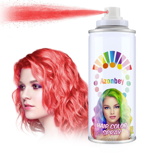 Azonbey Hair Wax,Temporary Hair Color Wax,Hair Color Dye Pomades,Washable Hair Coloring Natural Hair Strong Style Gel Cream Hair Dye for Party,Hollowen,Cosplay. (Fired Red, 120ml)