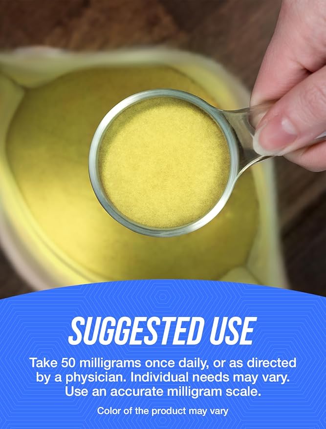 BulkSupplements.com Pyridoxal 5 Phosphate Powder - P-5-P Vitamin B6 Supplement, P-5-P 50mg - P5P Supplement, Gluten Free, 50mg of per Serving, 500g (1.1 lbs) (Pack of 1)