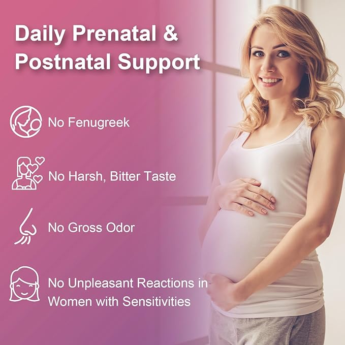 Lactation Supplement Gummies – Powered by Moringa, Fennel, Sunflower Lecithin, Milk Thistle, Blessed Thistle, plus Vitamins D3 & B12 – 60 Gummies for Breastfeeding Support & Milk Supply Boost