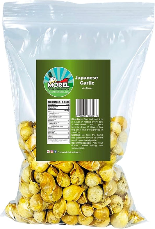 Japanese Garlic//Ajo Japones (100% Natural!!) Choose your count per: (30-60-130-150-250-400) (400)