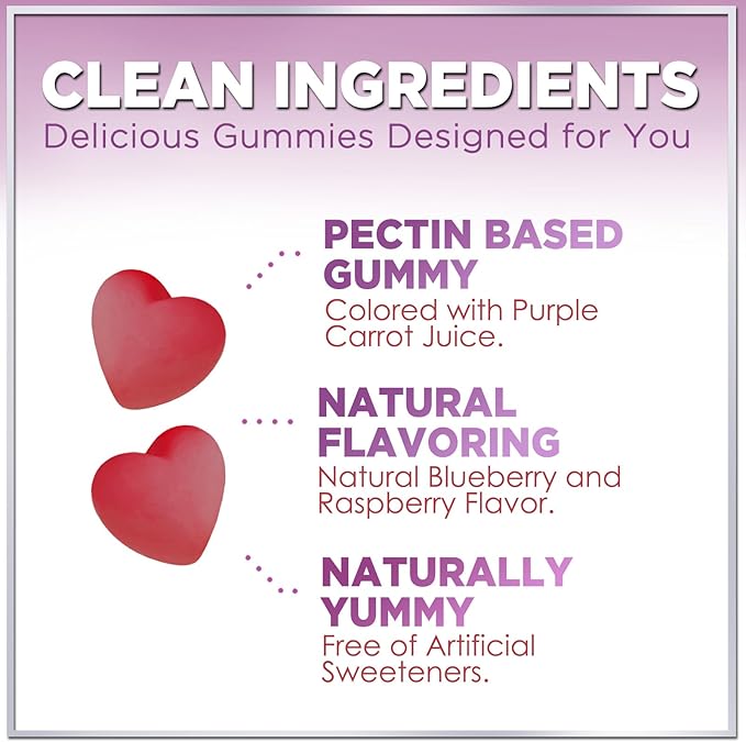 Hair Vitamins Gummy with Biotin 5000 mcg, Hair Growth Support with Vitamins E & C, Non-GMO & Gluten Free, Thicker, Stronger & Beautiful Hair, Skin & Nails, Hair Vitamin for Women & Men - 60 Gummies