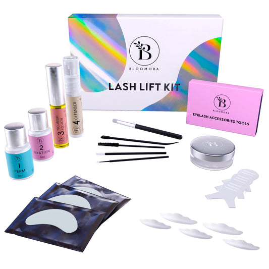 Lash Lift Kit, Beginner/Professional Lash Lamination Kit, Safe & Effective Eye Lash Lift Kit - Lasts 6-8 Weeks, Lash Lifting Kit with 15 Applications, DIY Lash Perm Kit + Instructions