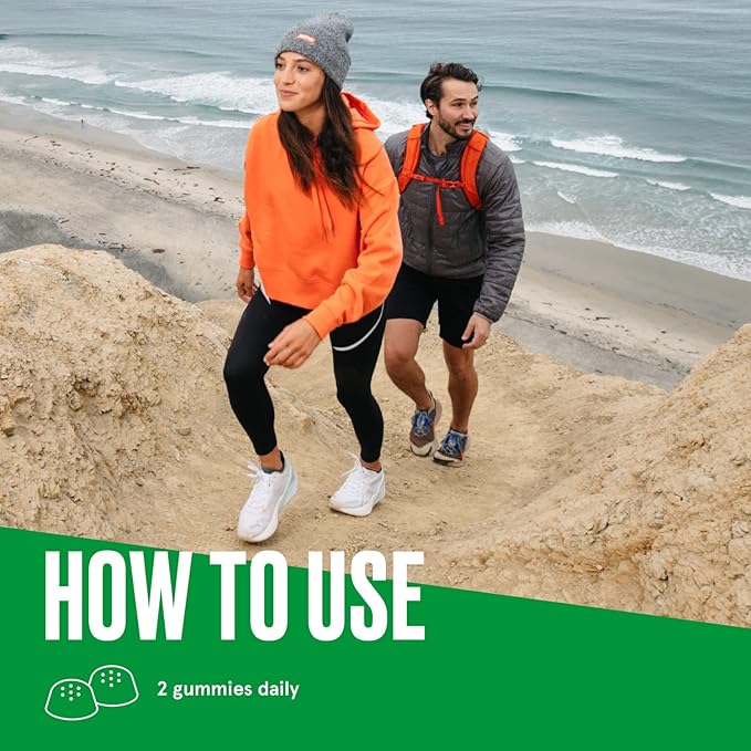 Bulletproof Sugar-Free Tropical Energy Gummies, 60 Count, Supplement for Daily & Sustained Energy with 100mg CoQ10, Daily Value of B12, 100mg Brain Octane Oil