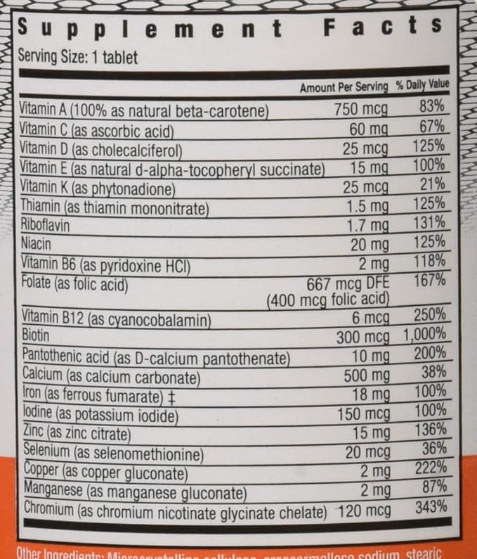 Daily Vitamin TB Womens WMILL Size: 100