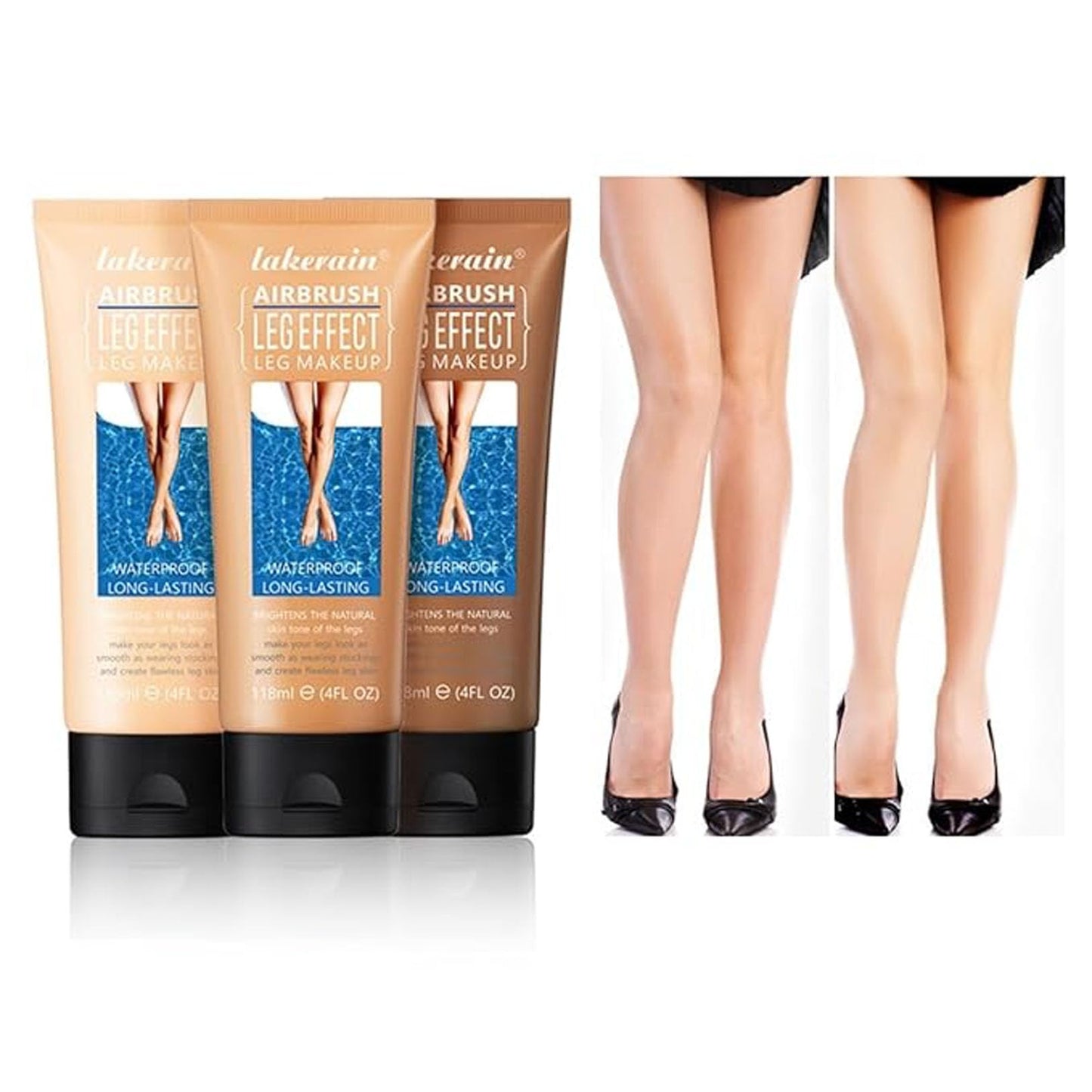 Leg Makeup, Light, Easy Application,Waterproof No Transfer,Flawless Looking Legs,Leg and Body Scar Cover up Makeup for Tattoo Cover Up,Long Lasting Body Foundation-06