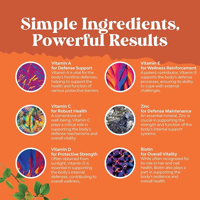 Bundle of Potent Daily Multivitamin Gummies for Adults and Natural Cranberry Gummies for Women and Men - Wellness Blend of Vitamin D A C E B12 Zinc and Biotin - Extra Strength Delicious Antioxidant