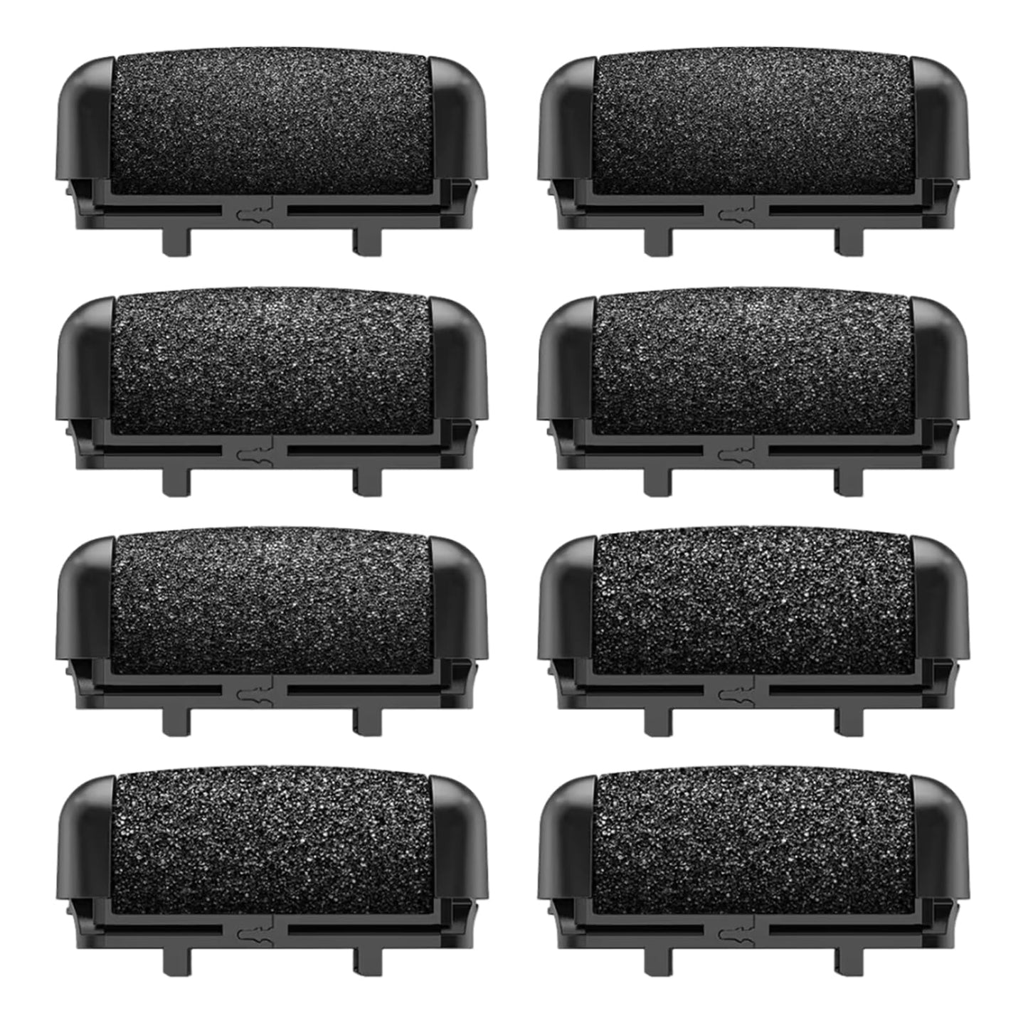 8 Pack Refill Rollers for Electric Foot Callus Remover, Replacement Rollers Heads Foot Care Pedicure Tools, 3 Pack Extra Coarse, 3 Regular Coarse, 2 Gentle Coarse Refill Rollers for Electric Foot File