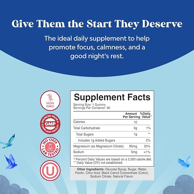 Bundle of Delicious Daily Kids Multivitamin Gummies - Multivitamin for Kids Immunity Support Gummies and Relaxing Calm Magnesium Gummies for Kids for Nerve Bone and Muscle Health Calm Gummies