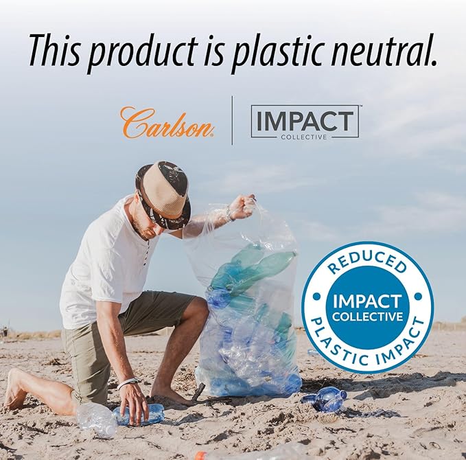 Carlson - Solar D Gems, Vitamin D3 and Omega-3 Supplement, 6000 IU (150 mcg) Vitamin D3, 115 mg Omega-3s EPA and DHA Supplement, Wild Caught, Sustainably Sourced, Lemon, 360 Softgels