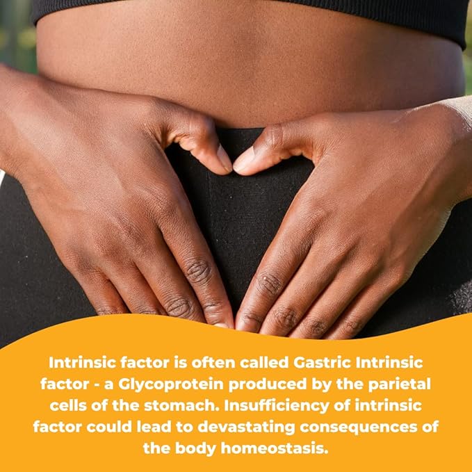 Intrinsic Factor with Folic Acid and Vitamin B-12 1000mcg - 120 Capsules