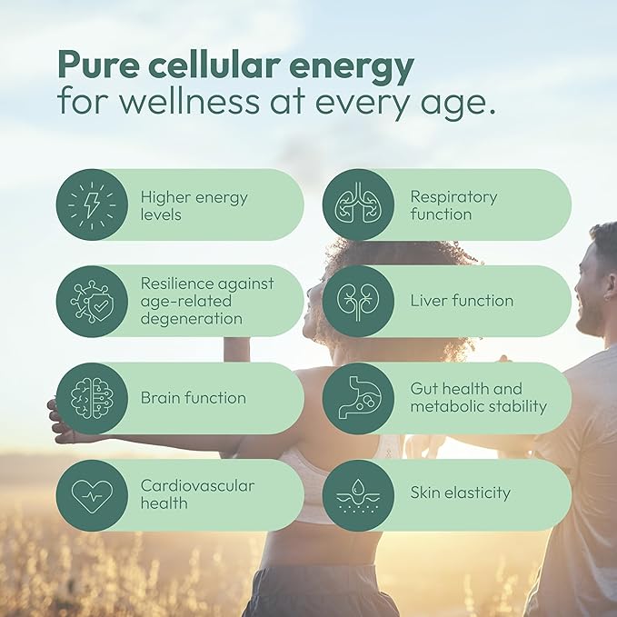 Cellenial - Patented NAD+ Supplement. Next Generation NAD+ Boosting Supplement. Better Than NMN for DNA Repair, Cellular Energy, Healthy Aging, Energy Production, and Brain Function