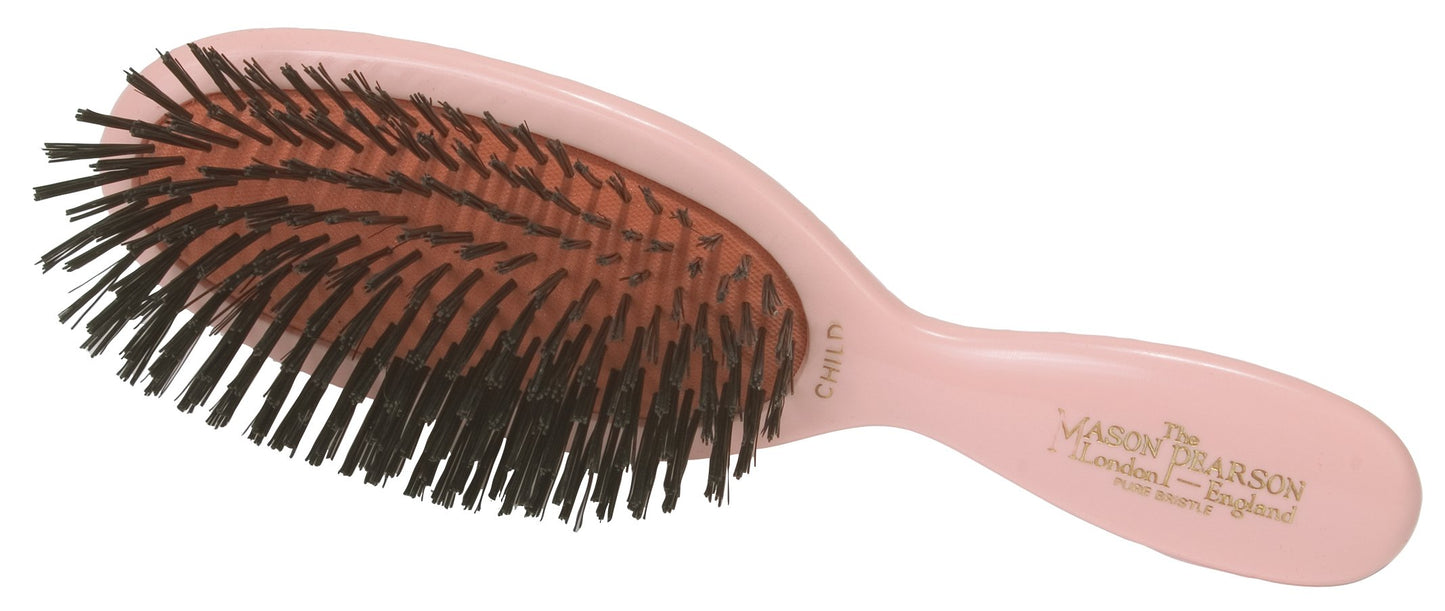 CHILDS PINK SENSITIVE BRISTLE HAIR BRUSH