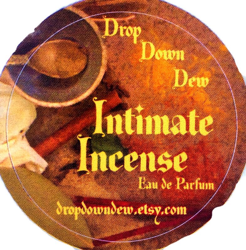 Intimate Incense Eau de Parfum Spray, Cinnamon, Clove, Spikenard, Vanilla, Frankincense, Myrrh, Rose, Handmade Perfume