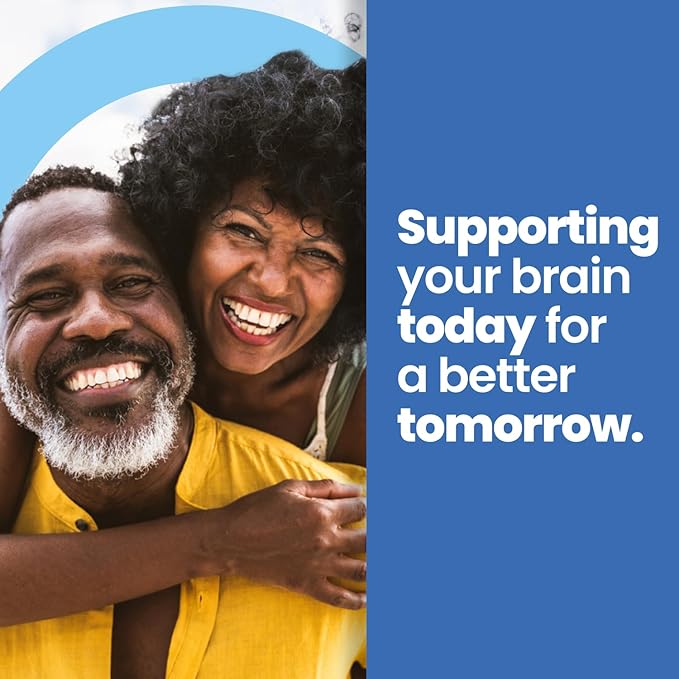 Brain Wellness, Targeted Nutrition for Cognitive Support, Improves Memory, Focus & Concentration, L-Methylfolate, NAC, B12, Neurologist Recommended (30 Count)