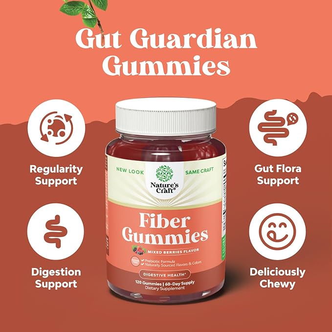 Bundle of Sugar Free Fiber Gummies for Adults - High Fiber Supplement Gummies Vitamins for Adults and Potent Daily Multivitamin Gummies for Adults Adult Vitamin Gummy for Energy and Immunity