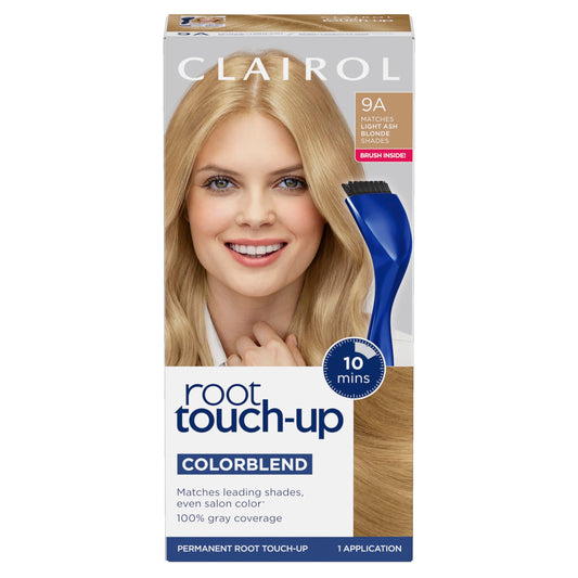 Clairol Root Touch-up by Nice'n Easy Permanent Hair Dye, 9A Light Ash Blonde Hair Color, Pack of 1