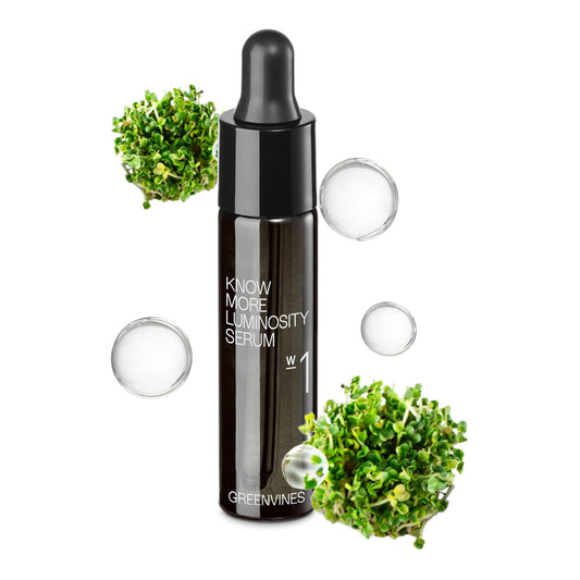 Greenvines Luminosity Hydrated & Anti-Aging Serum | Prevent Pre-mature Aging Sign for Smooth, Radiant Skin | Sensitive, Damaged Skin Work | 0.3 Fl oz